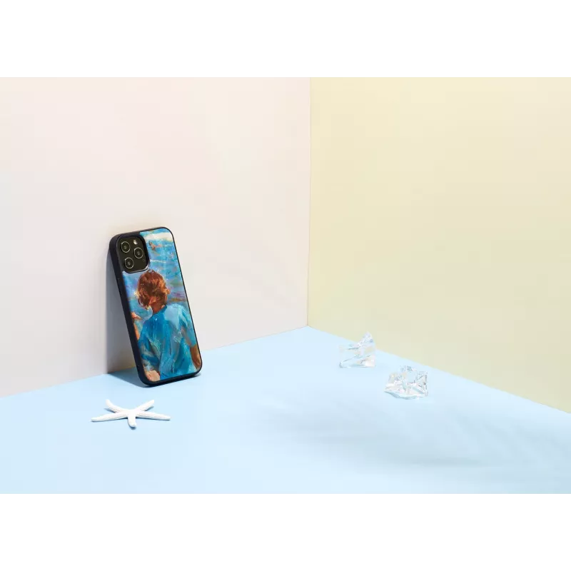 Funda protectora iKins para Apple iPhone 12 Pro Max — diseño de playa infantil