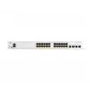 Cisco Catalyst 1200-24FP-4G Smart Switch, 24 puertos GE, Full PoE, 4x1GE SFP, Limited Lifetime Protection (C1200-24FP-4G)