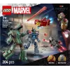 Juguete de construcción LEGO Marvel Super Heroes Iron Man War Machine Set 76320, 204 piezas, 2 minifiguras, 100 mm de altura