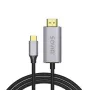 Cable USB-C a HDMI SAVIO CL-199, 2 m de longitud, para salida de vídeo/audio
