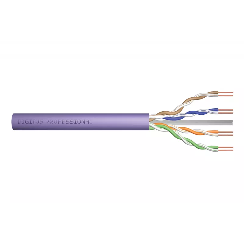 DIGITUS - Cable a granel - 100,0 m - UTP - CAT 6 - Violeta (DK-1613-VH.1)