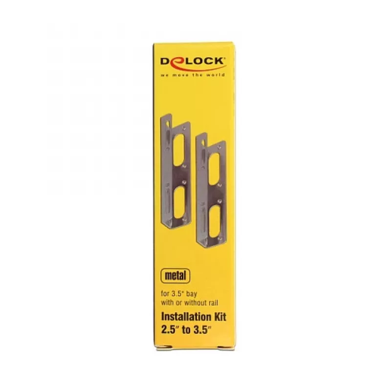 Set de montaje DeLOCK 18282 plata