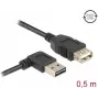 Cable USB DeLOCK 85177 USB 2.0 0,5 m negro