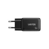 Cargador de pared Unitek GAN 65W con 2x USB-C y 1x USB-A, Power Delivery 3.0