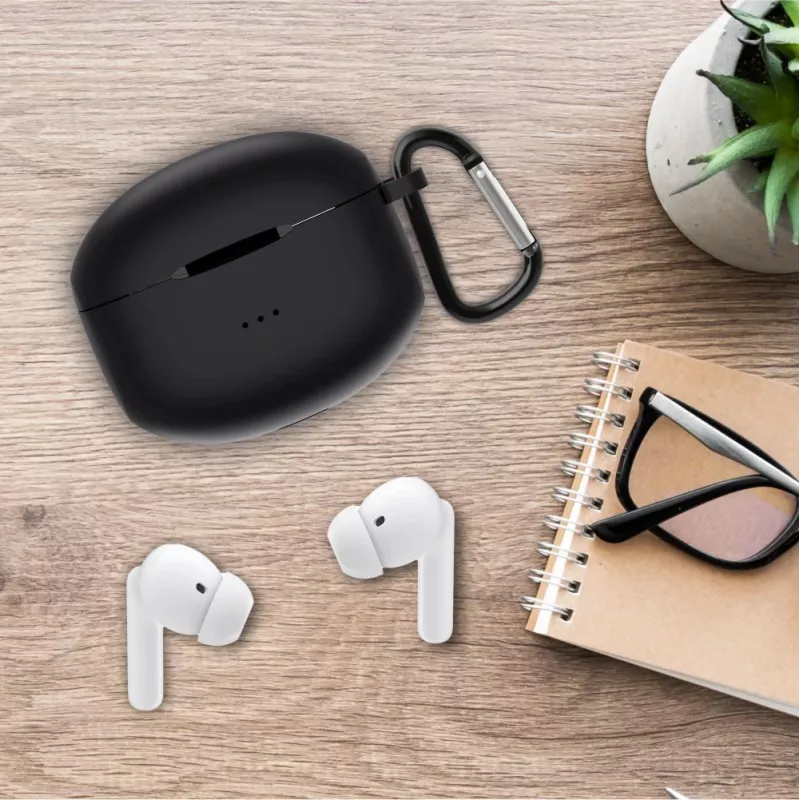 Funda de silicona Manta RYTMO para auriculares TWS, negro (MTWS008ETUI)
