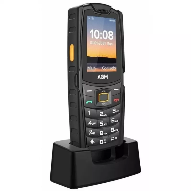 AGM M6 4G teléfono móvil resistente para exteriores con teclas (formato bar), IP68/IP69K, MIL-STD-810H, sin fuente de alimentación