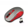 Ratón óptico inalámbrico ESPERANZA EM131R 2,4 GHz, 1600 DPI, ambidiestro, receptor nano USB, 6 botones, gris