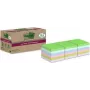 3M Post-it 654 RSSCOL14+4F Notas adhesivas, 76 x 76 mm, azul/verde/rosa/violeta, 70 hojas