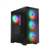 Logic DART PRO ARGB MIDI USB-C caja de PC negra