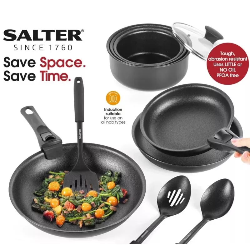 Set de utensilios de cocina Salter BW12055IS 14 piezas de acero inoxidable