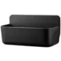 tesa 40516-00000-00 Cesta de ducha LAVAA adhesiva negra (mate) (40516-00000-00)