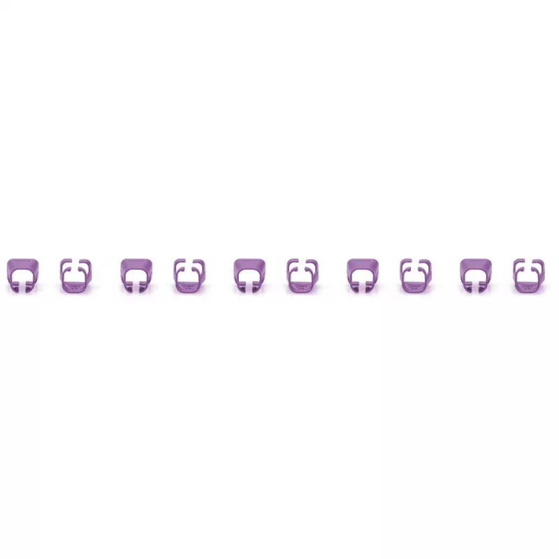 Clip de codificación por colores Digitus Color Clips para cables de parcheo A-CC-VI PVC violeta