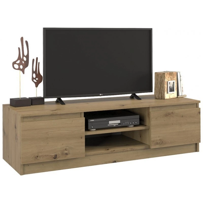 Mueble TV Topeshop RTV120 ARTISAN con 2 estantes