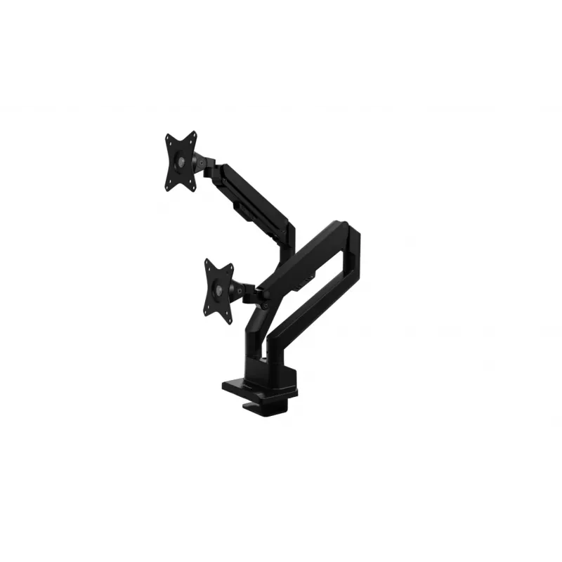 Soporte de mesa Arozzi | Neo Duo - Brazo de monitor con pistón de gas AZ-ALZARE-NEO-DUO-BK | Inclinación, giro, rotación | Peso máximo (capacidad de carga) 9 kg | Negro