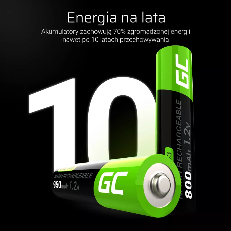Green Cell GR08 pila doméstica recargable AAA níquel-metal hidruro (NiMH)