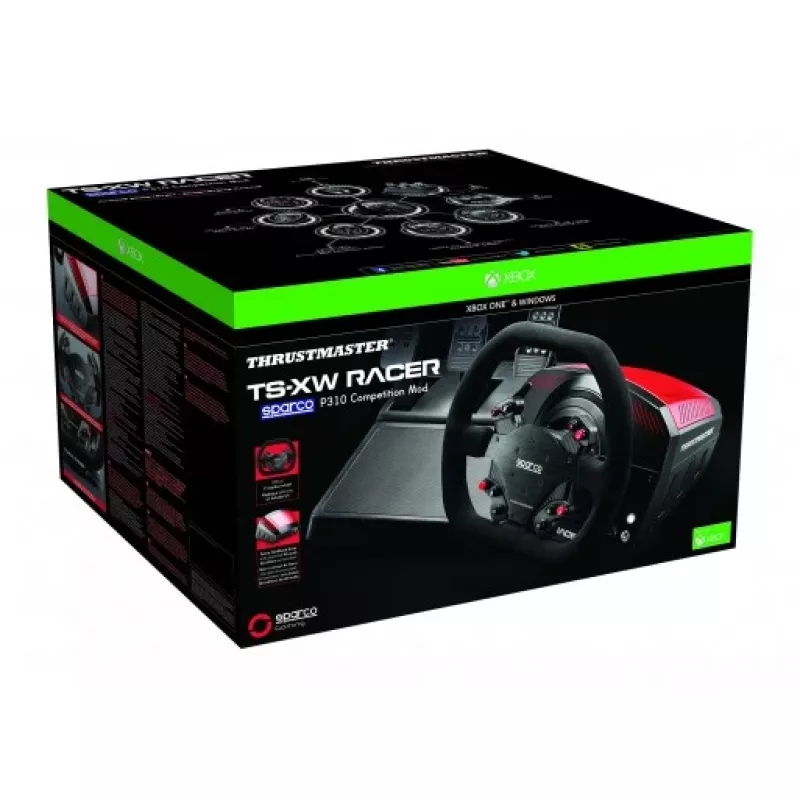Thrustmaster TS-XW Racer Sparco P310 Negro Volante + Pedales Digital PC, Xbox One