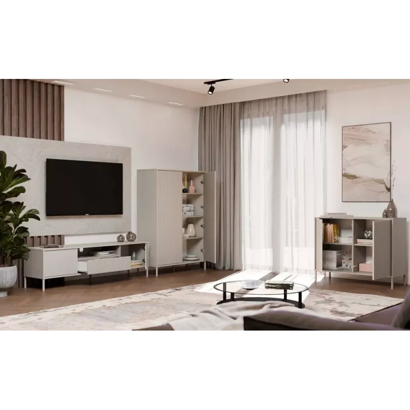 KAMARO 2DD esbelto/GŁ SHOWROOM color casimir