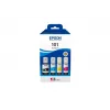 Set original de 4 botellas de tinta Epson EcoTank — negro 127 ml, cian/magenta/amarillo 210 ml (C13T03V64A)
