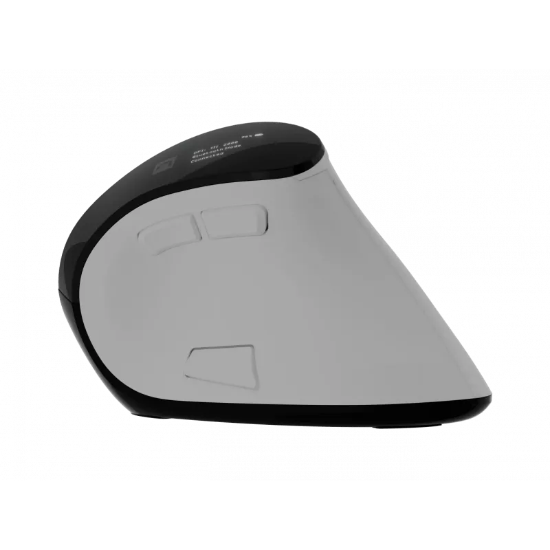 Ratón vertical inalámbrico NATEC Euphoniе Pro Bluetooth 5.0, 4000 DPI, programable, silencioso, blanco