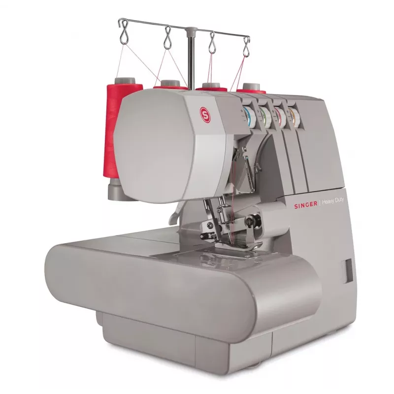 Máquina de coser overlock SINGER 14HD854 Heavy Duty eléctrica 120 W gris