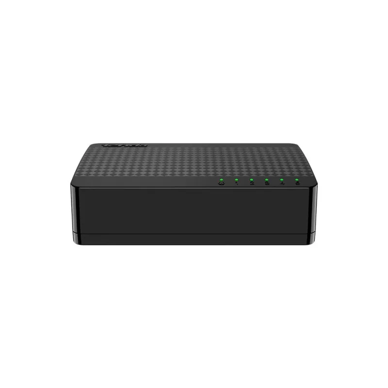Switch de red TENDA SG105M — 5 puertos Gigabit Ethernet (10/100/1000), negro, montaje en sobremesa/pared