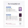 Teclado inateck iPad 11 iPad Air 4.ª/5.ª gen. compatible QWERTZ lila