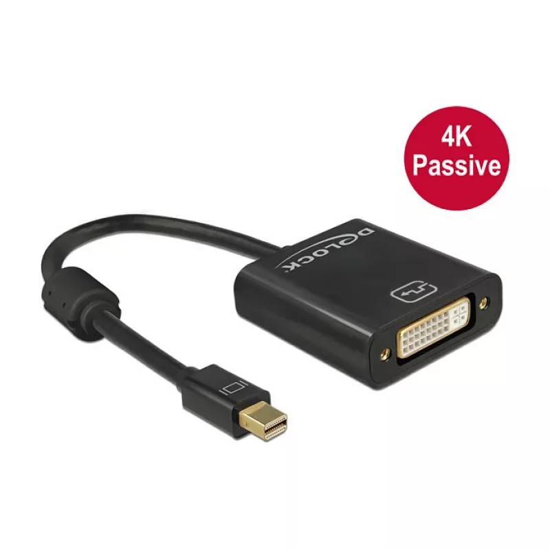 Adaptador de cable de vídeo DeLOCK 62605 Mini DisplayPort a DVI-I 0,2 m