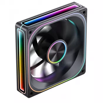 Ventilador Jonsbo ZA-120 Reverse Blade PWM ARGB 120 mm negro