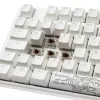 Ducky One 3 Classic Pure Blanco TKL Gaming RGB LED - Teclado MX-Brown USB Alemán Blanco (DKON2187ST-BDEPDPWWWSC1)