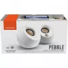 Creative Pebble 2.0 altavoces estéreo de escritorio, blanco