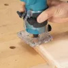 Fresadora de superficie sin escobillas Makita DRT52Z 18V LXT 6 mm (1/4