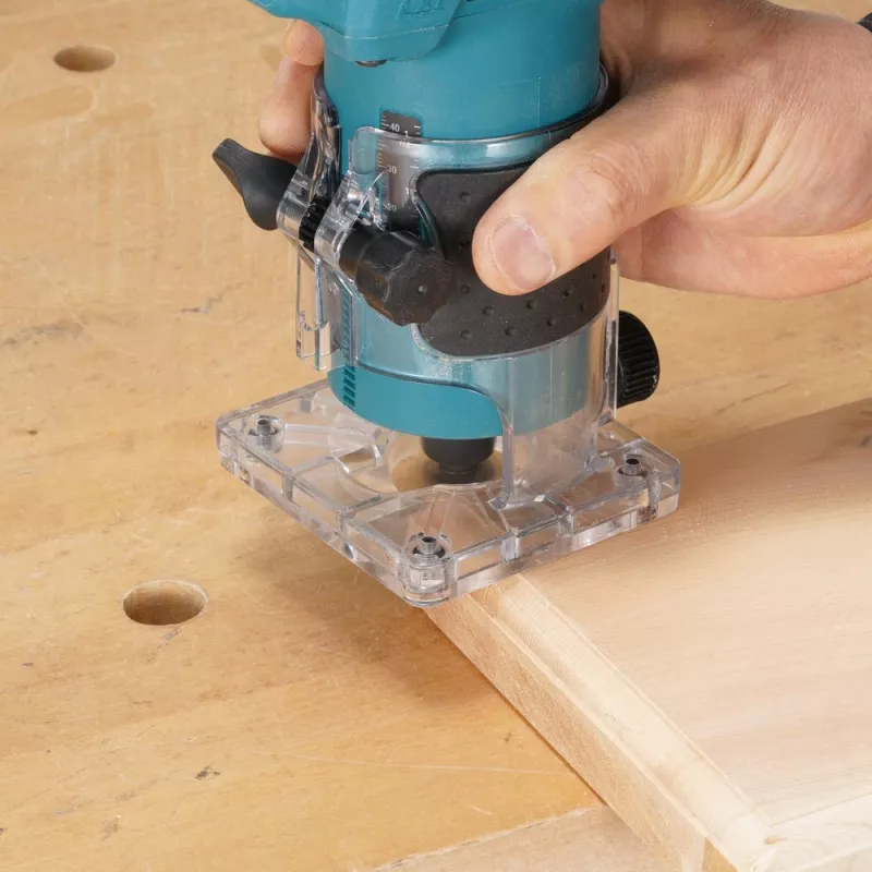 Fresadora de superficie sin escobillas Makita DRT52Z 18V LXT 6 mm (1/4