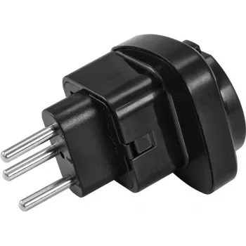 Adaptador de enchufe Omnitronic 30236262 EU a CH 10A para conectar dispositivos EU a tomas suizas
