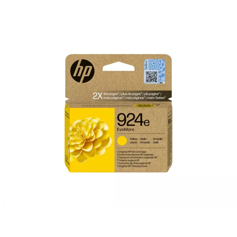 HP 924e EvoMore Amarillo Cartucho de tinta original