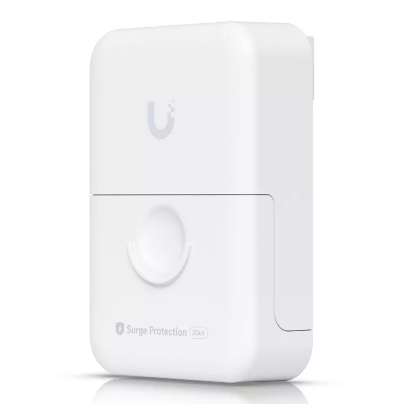 Protector contra sobretensiones Ethernet UBIQUITI UACC-ETH-SP-Pro — 10 Gbit/s, 600 V, policarbonato, blanco