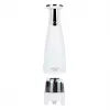Set de molinillos de sal y pimienta Adler AD 4449W acero blanco, mecanismo cerámico, 150 ml, recargable por USB-C