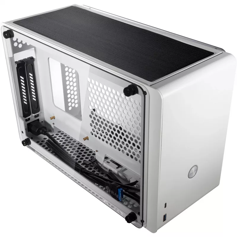 RAIJINTEK Ophion Caja Mini-ITX con cristal templado - Blanco - Caja - Mini-ITX