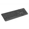 Teclado NATEC TROUT SLIM USB, distribución US, negro