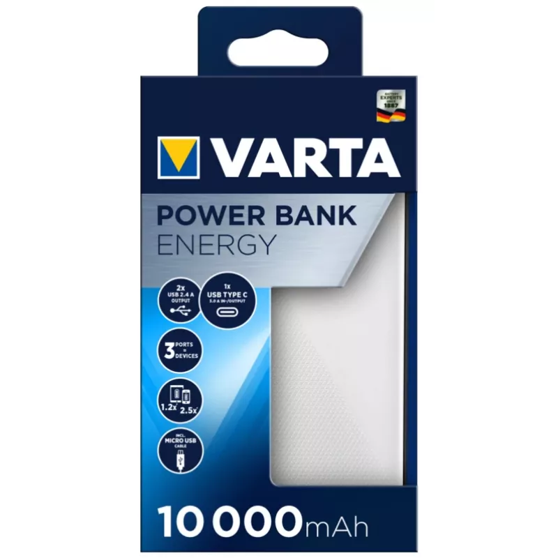 Cargador portátil Varta Energy 10000, 10000 mAh