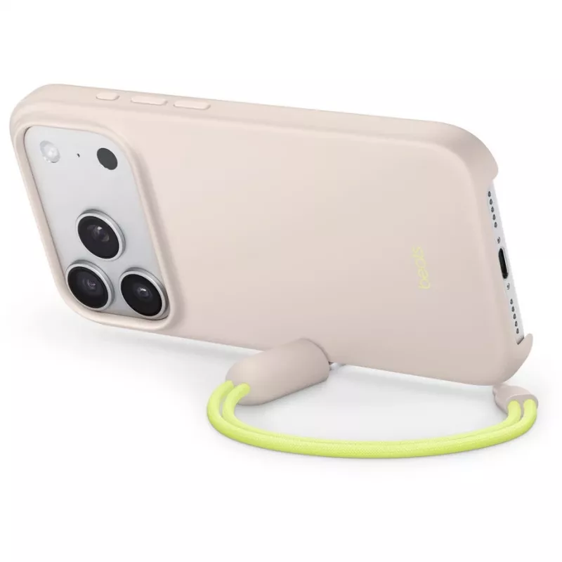 Funda con soporte Apple iPhone 17 Pro MagSafe Camera Control Lime Stone