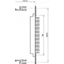 SCHROFF Perfiles planos 84HP DIN41612 (4 uds./kit) - Accesorio para rack (20822048)