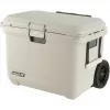 Nevera portátil con ruedas Coleman Pro 55QT blanca 52L 120h
