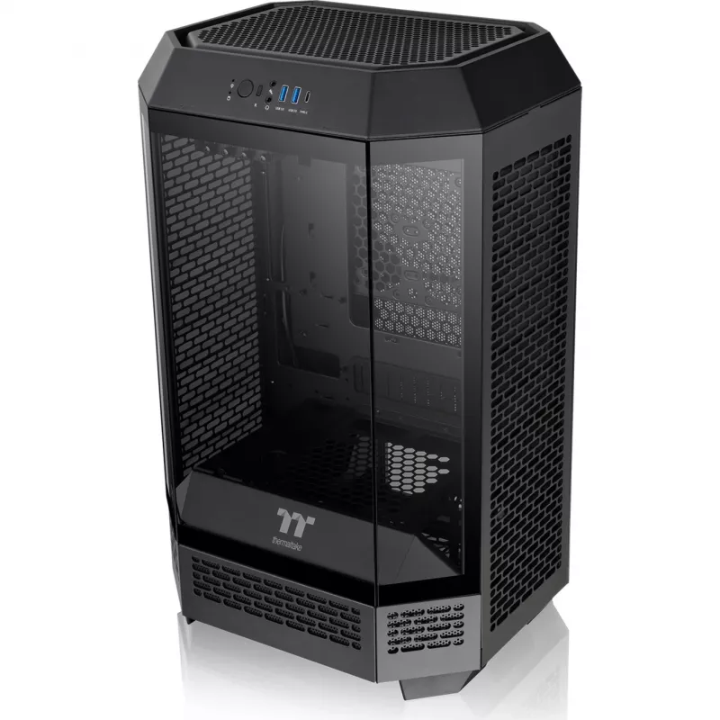 Thermaltake The Tower 300 Black Micro Tower Tempered Glass Caja PC Gaming