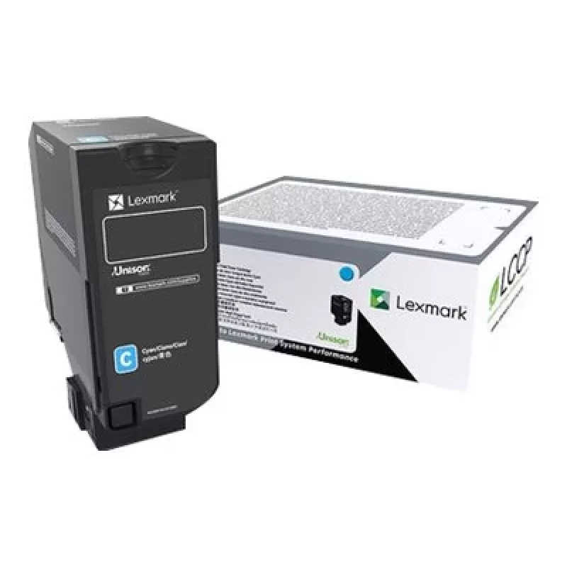 Cartucho de tóner Lexmark CS720 Standard Yield 2500 páginas cian
