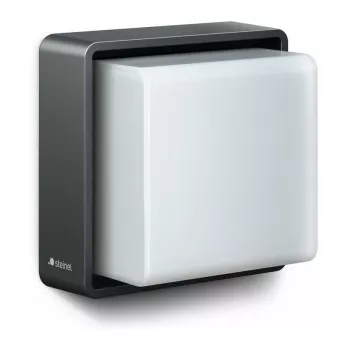 Lámpara de pared exterior Steinel L 845 SC, LED no reemplazable 9 W, antracita, aluminio/plástico, 160°/5 m