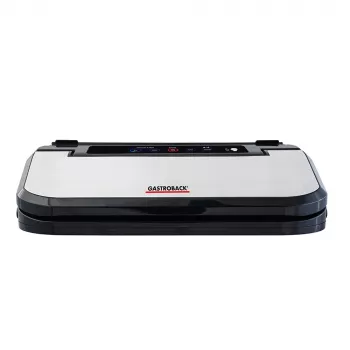 Envasadora al vacío Gastroback Design Basic 800 mbar negra acero inoxidable