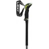 Bastones de marcha nórdica Leki Guide 2 — aluminio, longitud máxima 150 cm, peso 271 g, Lock Security Strap de nailon, caña Ø1,6 cm, negro