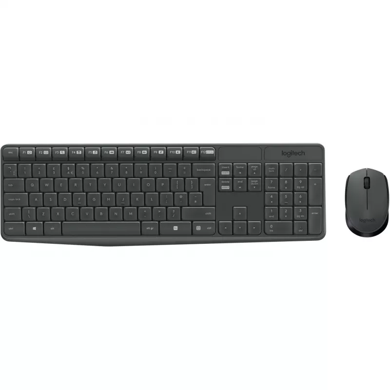 Logitech MK235 - Conjunto de teclado y ratón - Inalámbrico