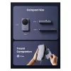 Cargador de CA inalámbrico de interior UGREEN para auriculares y smartphones W528, gris, protección contra cortocircuitos y subtensión