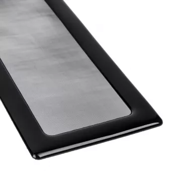 Filtro antipolvo Demciflex 260 mm x 80 mm - negro/negro